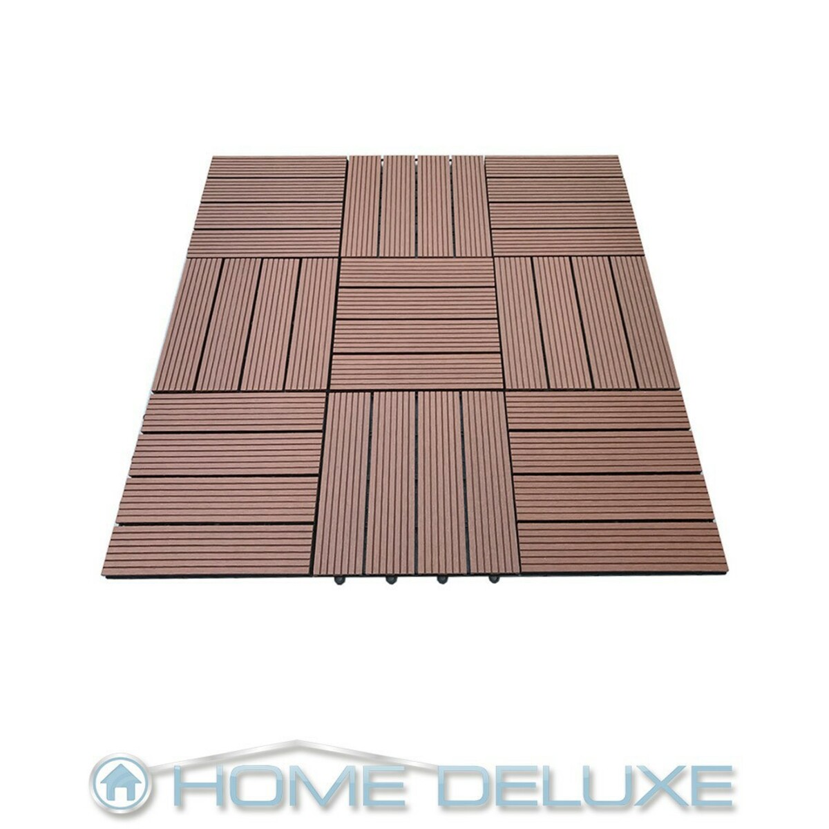 Bild 2 von HOME DELUXE WPC Holzfliesen BAVARO Hellbraun 6 m²