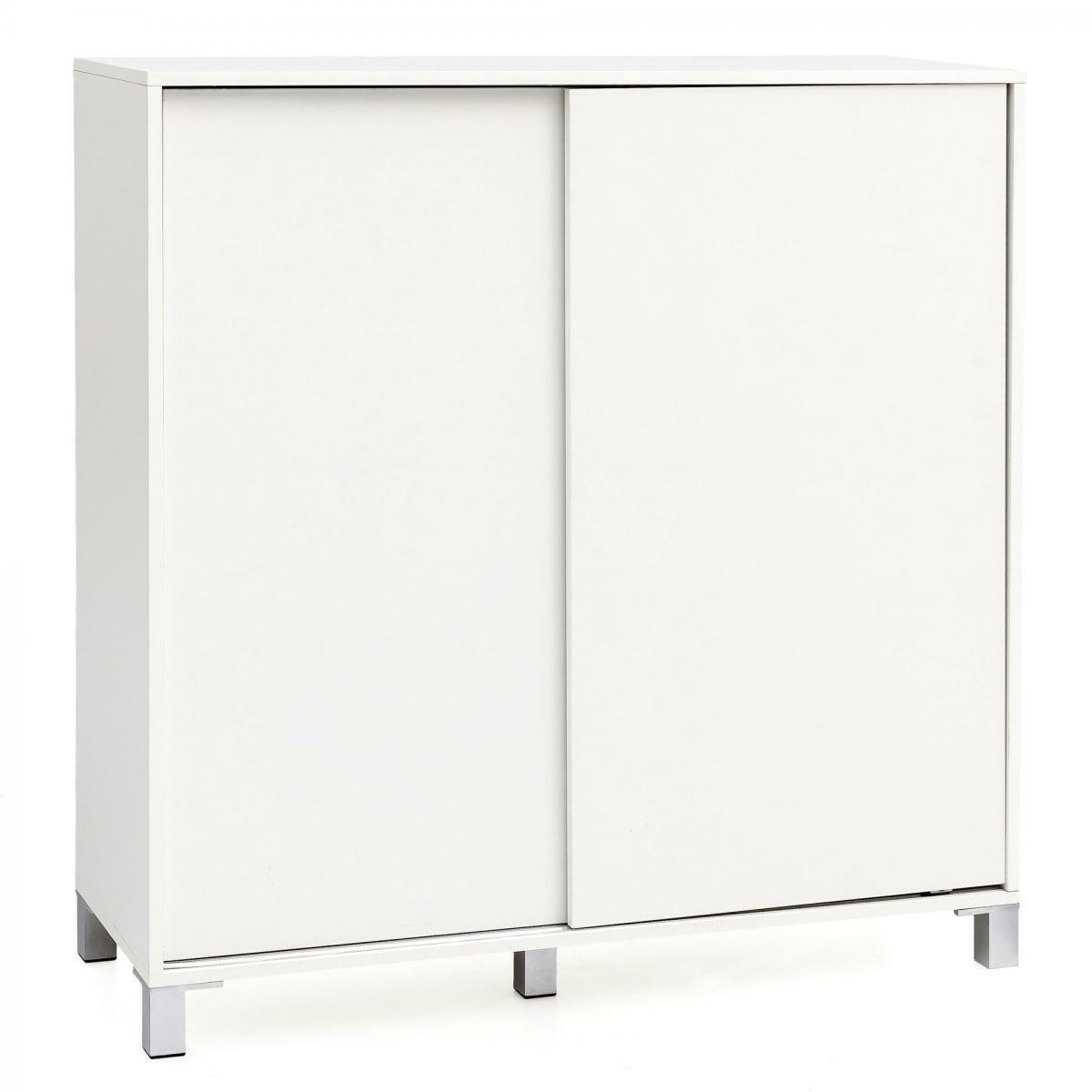 Bild 1 von WOHNLING Schuhschrank Weiß 100x108x37,5 cm