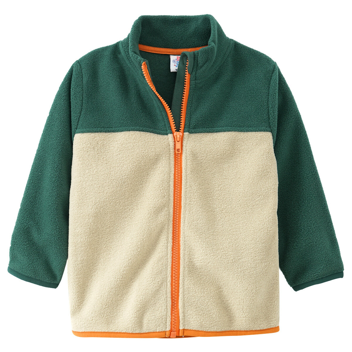 Bild 1 von Jungen Fleecejacke mit Stehkragen BEIGE / DUNKELGRÜN