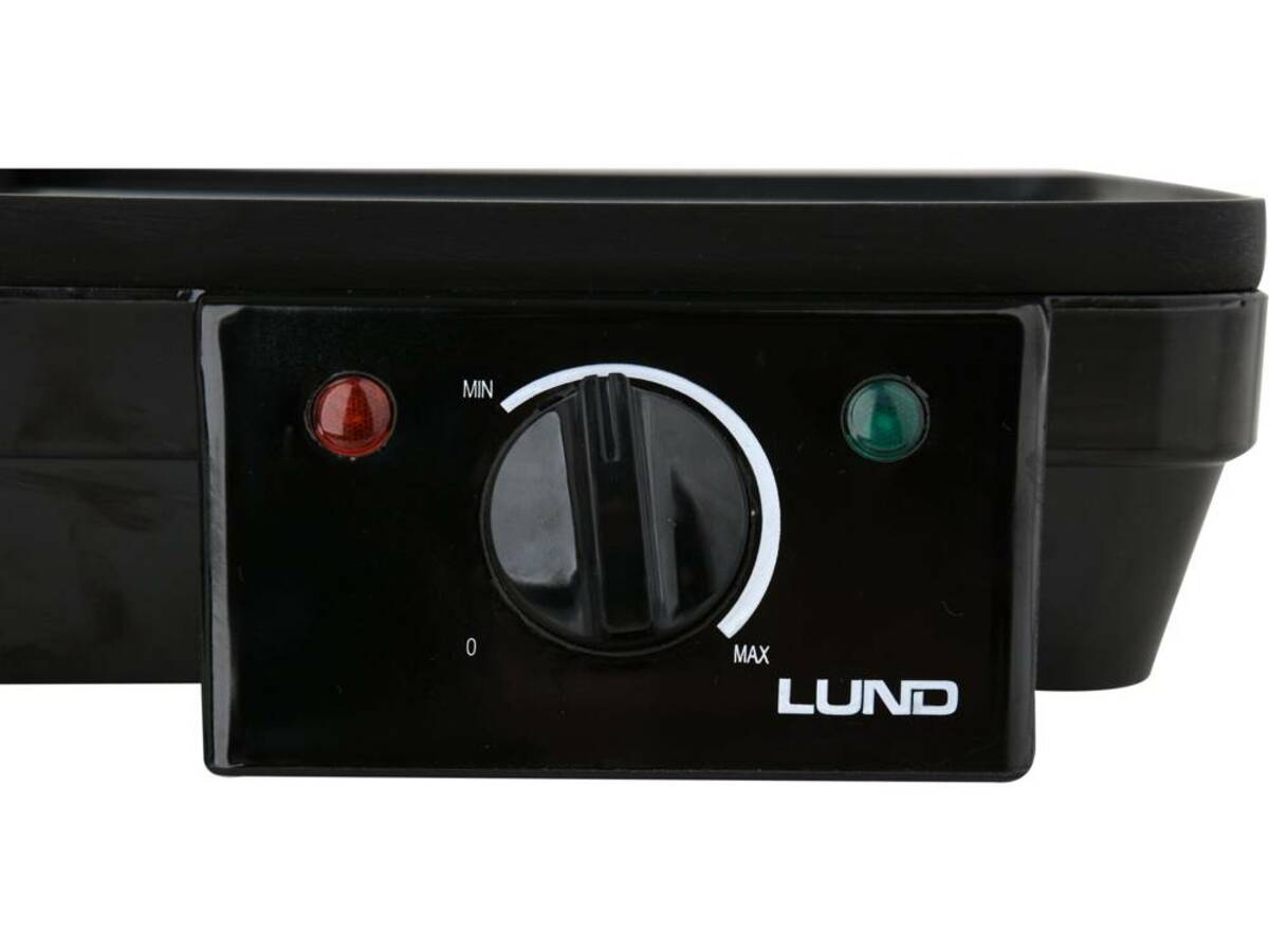 Bild 3 von Lund 2in1 Elektro-Tisch/Kontaktgrill Grillfläche 40,5X25cm 2000W