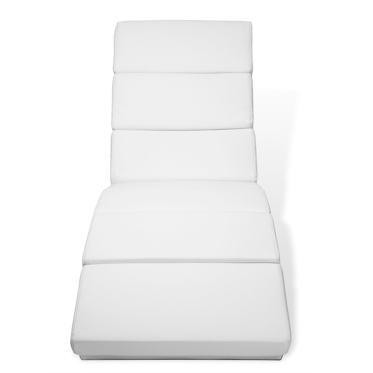 Bild 4 von Casaria® Relaxliege London Weiß Kunstleder