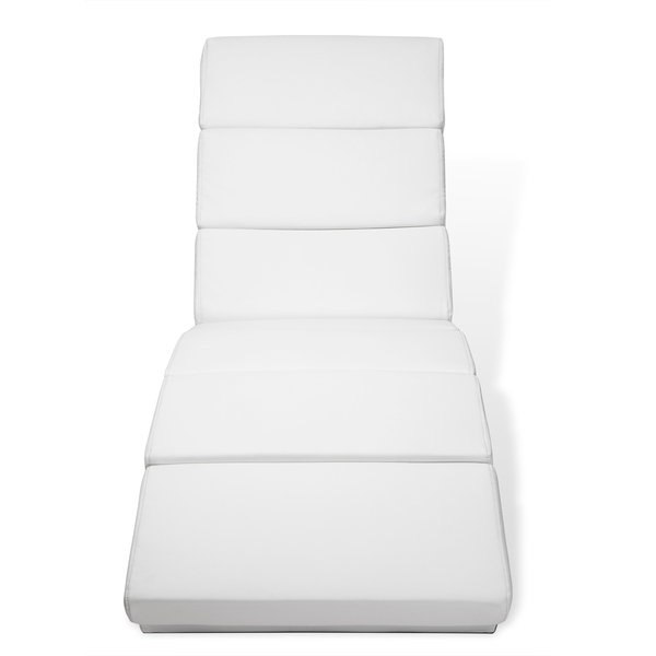 Bild 4 von Casaria® Relaxliege London Weiß Kunstleder
