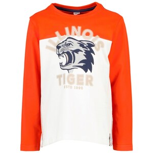 Jungen-T-Shirt, Orange, 110/116