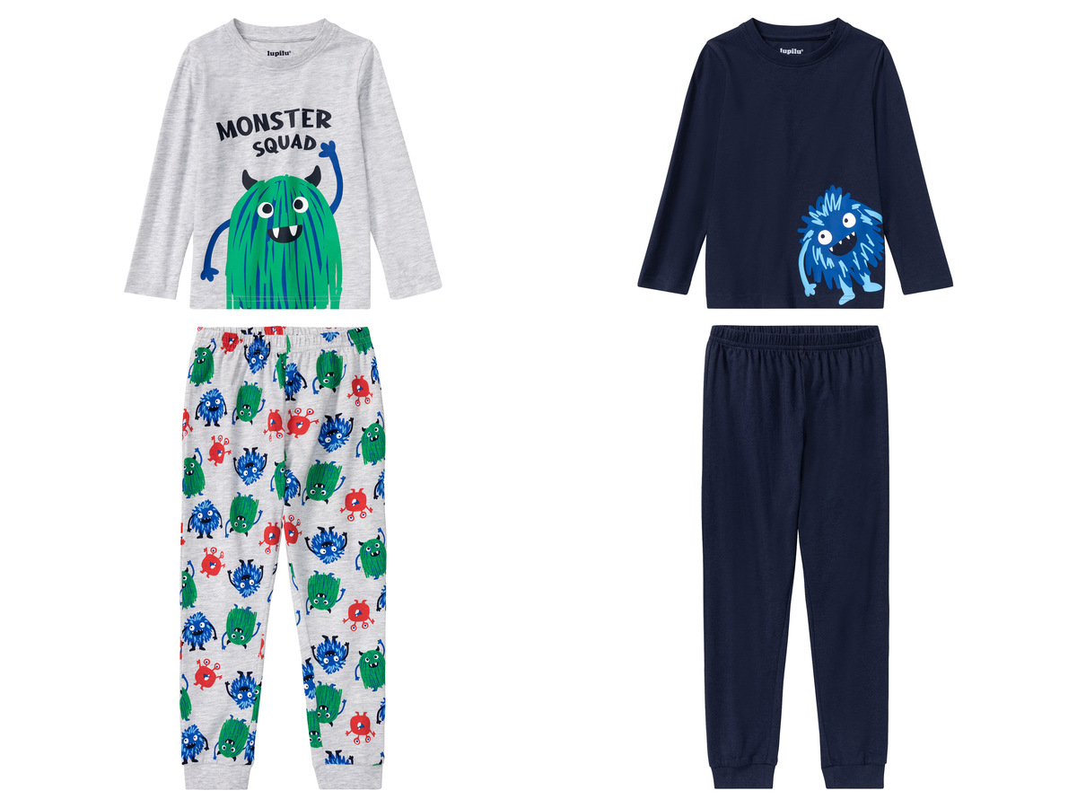 Bild 1 von lupilu® Kleinkinder Pyjama, lang, mit Bio-Baumwolle
