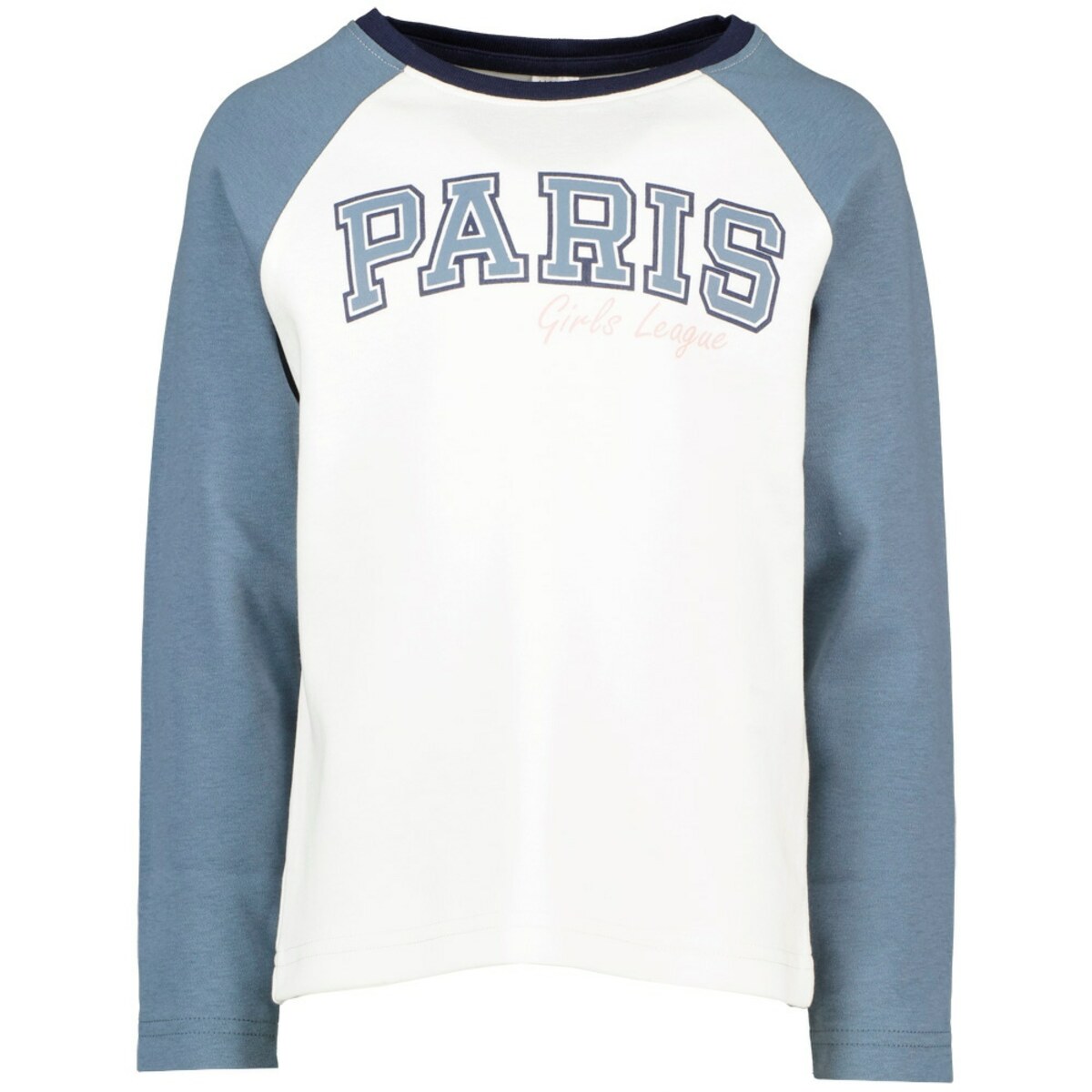 Bild 1 von Mädchen-T-Shirt, Petrol/Weiß, 98/104