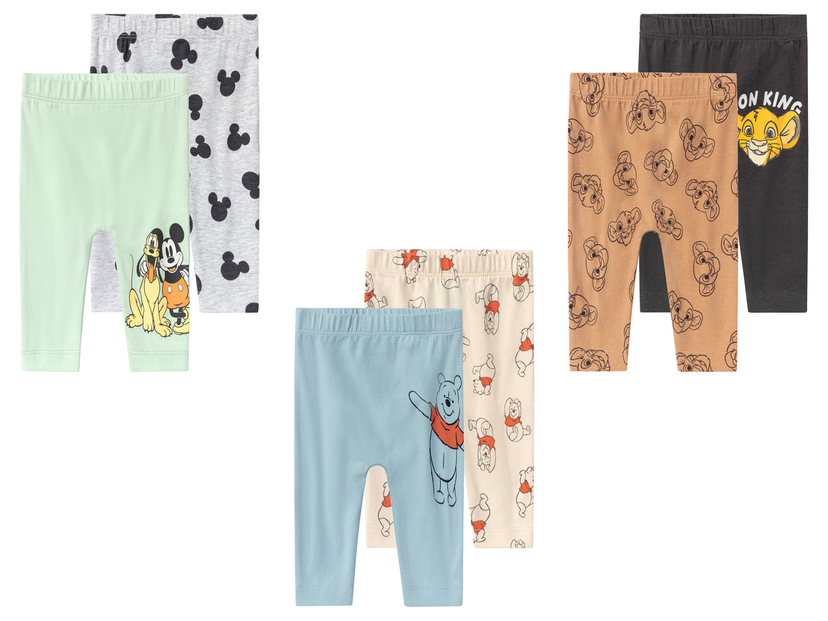 Bild 1 von Baby Leggings, 2 Stück, mit hohem Bio-Baumwollanteil