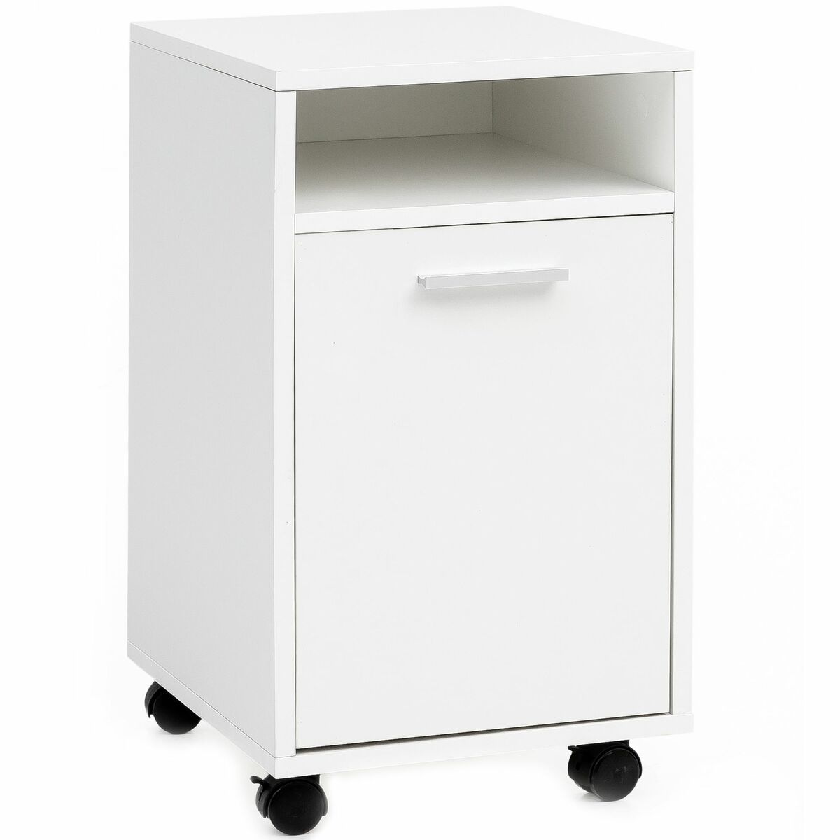 Bild 1 von Wohnling Rollcontainer WL5.928 Weiß 33x60x38 Schreibtischcontainer Bürocontainer