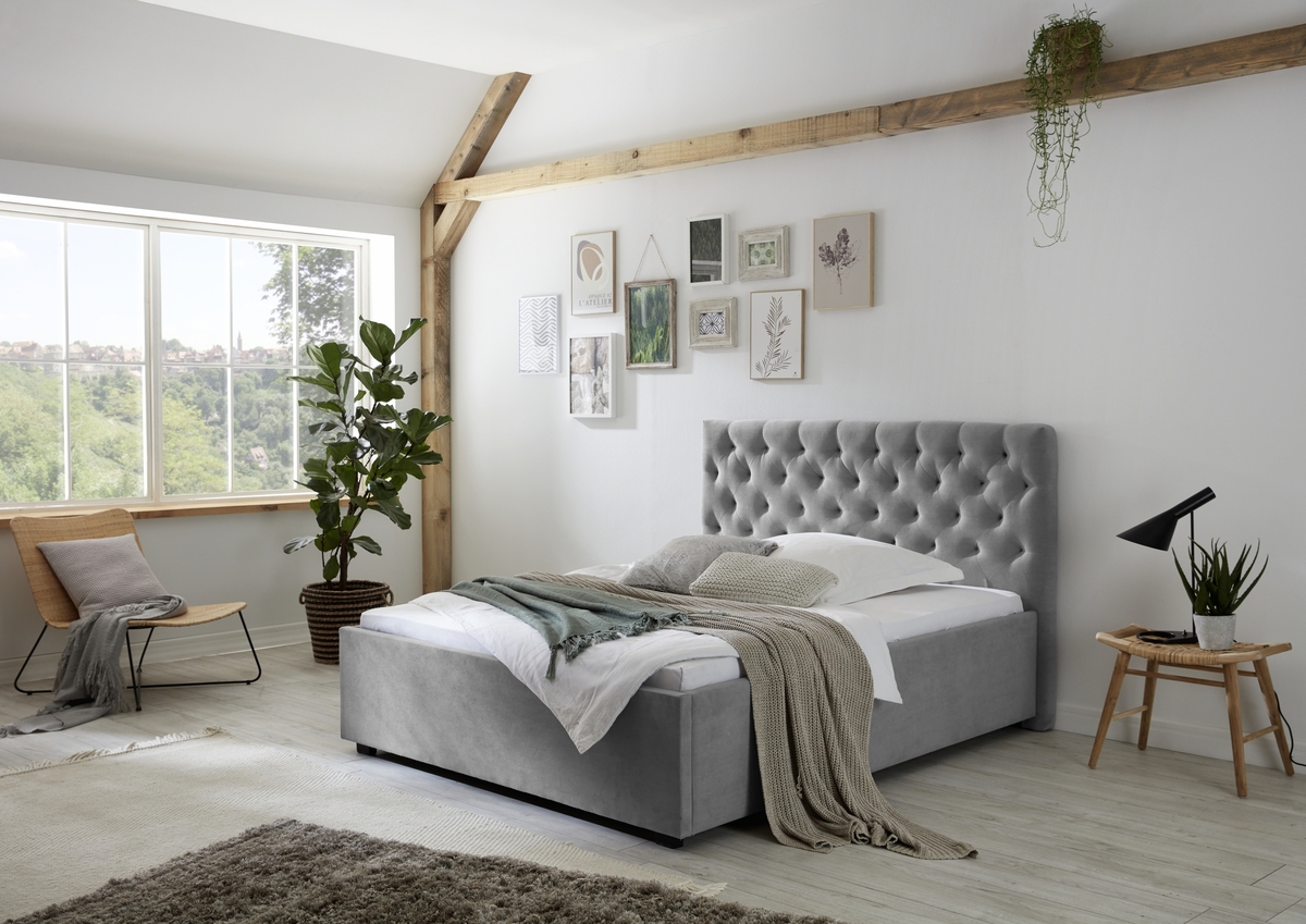 Bild 2 von Innoha Polsterbett Miami LF 180x200 cm, mit Höhenverstellung für Lattenrost, ohne Lattenrost, ohne M