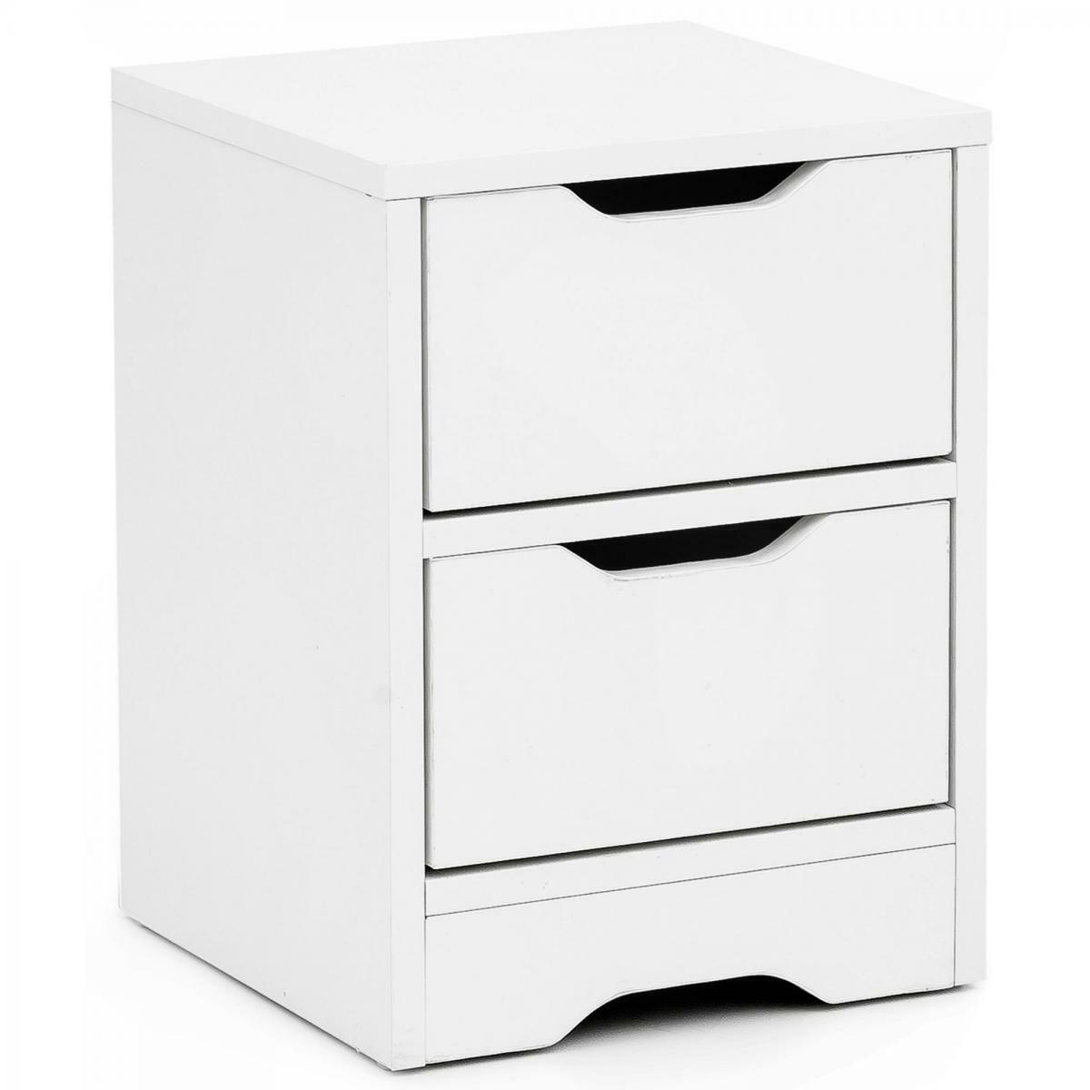 Bild 1 von WOHNLING Nachtkonsole 31x42x31cm Weiß