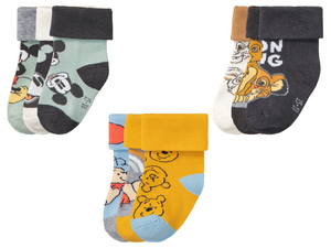 Baby Jungen Socken, 3 Paar, mit Umschlagbund