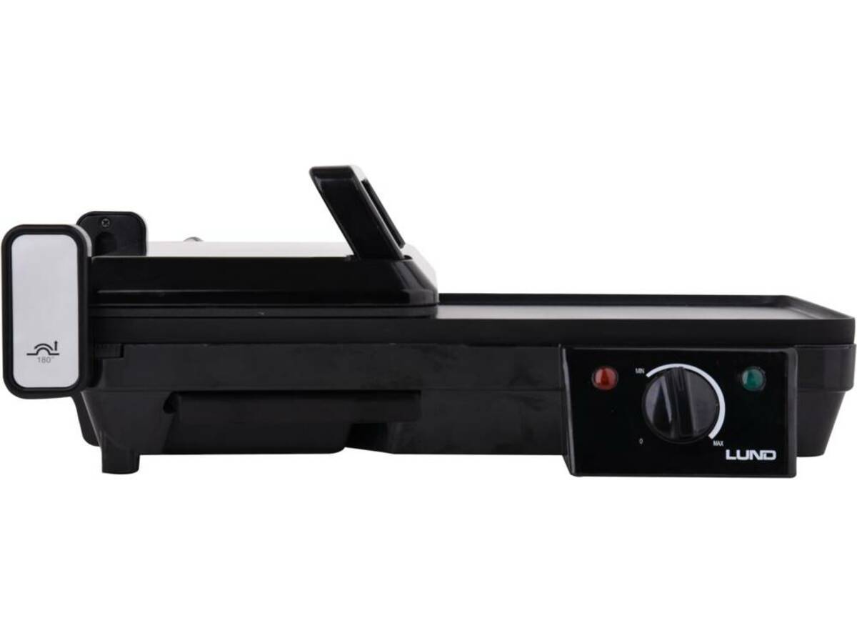 Bild 2 von Lund 2in1 Elektro-Tisch/Kontaktgrill Grillfläche 40,5X25cm 2000W