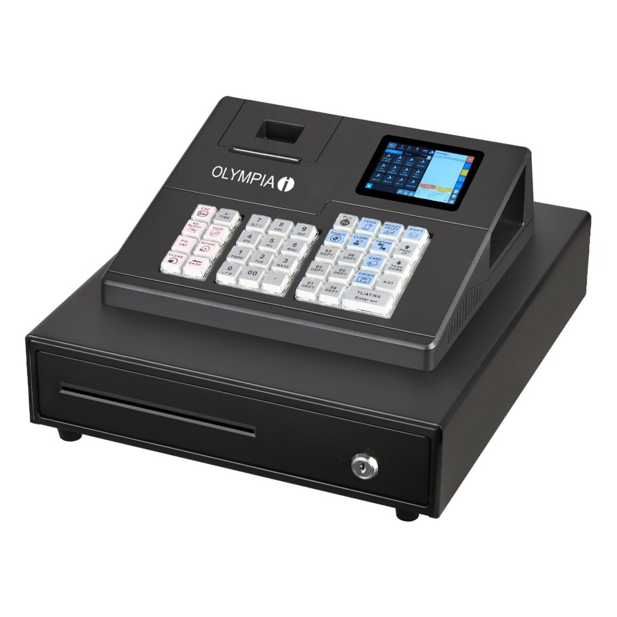 Bild 1 von Registrierkasse OLYMPIA K100 mit TSE-Lizenz 3 Jahre