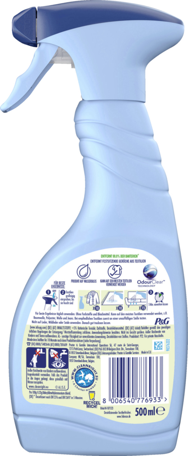 Bild 2 von febreze Textilerfrischer Antibakteriell Frische Wäsche