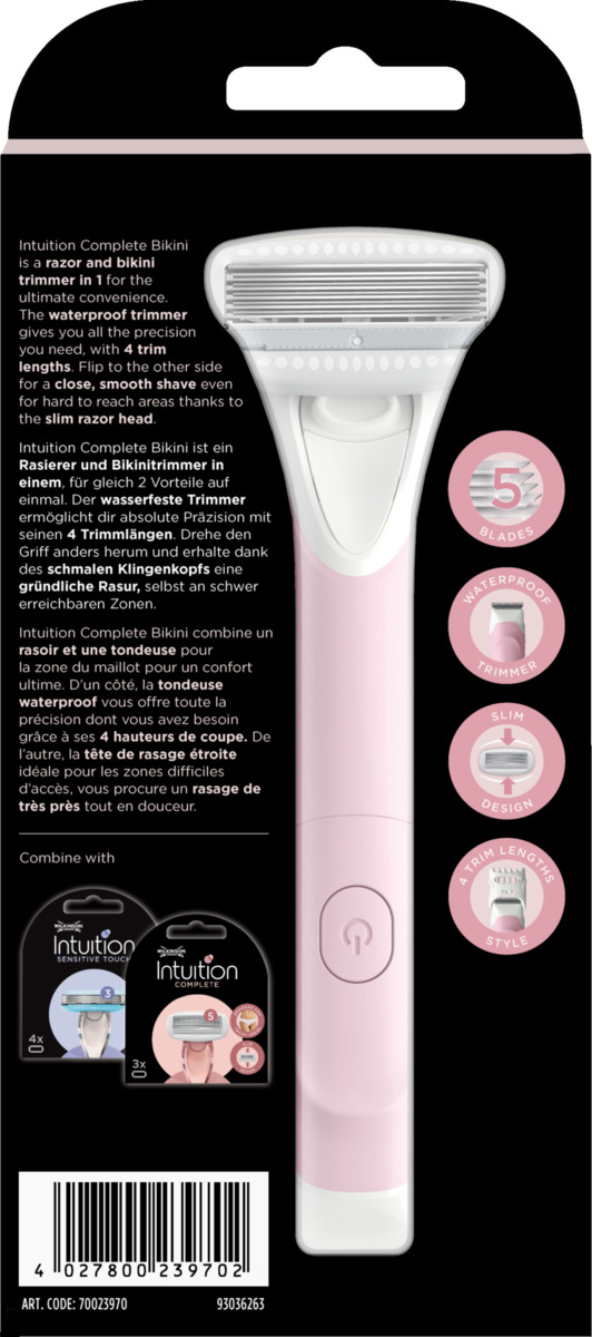 Bild 2 von Wilkinson Sword Intuition Complete Bikini Rasierer