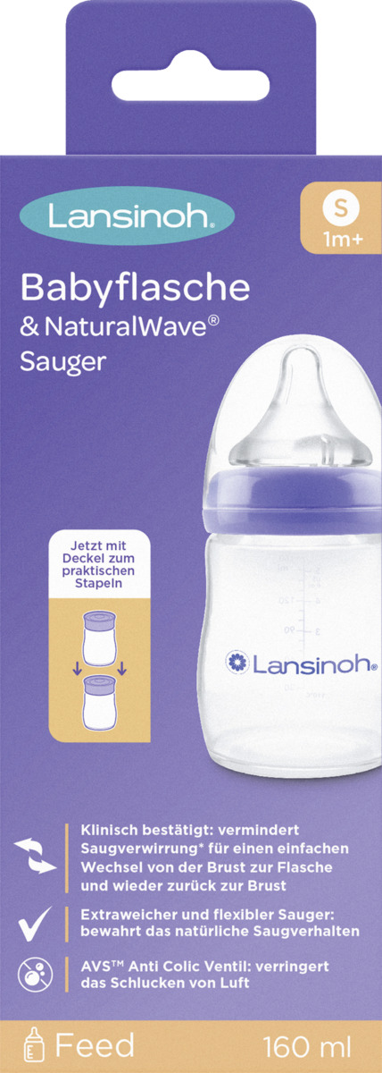 Bild 1 von Lansinoh NaturalWave® Babyflasche Gr. S