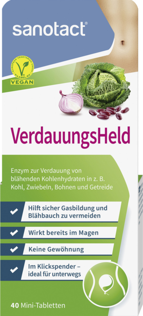 Bild 1 von sanotact® Verdaungsheld Mini-Tabletten