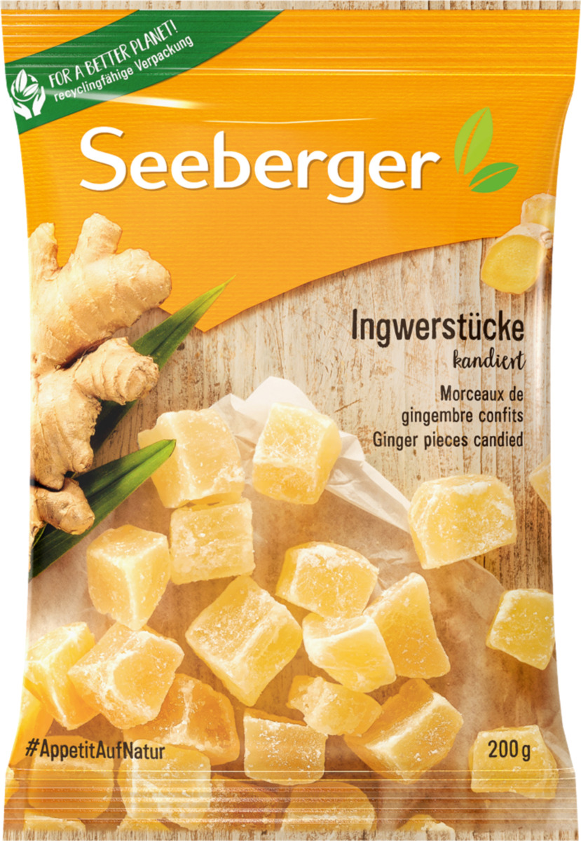 Bild 1 von Seeberger Kandierte Ingwerstücke