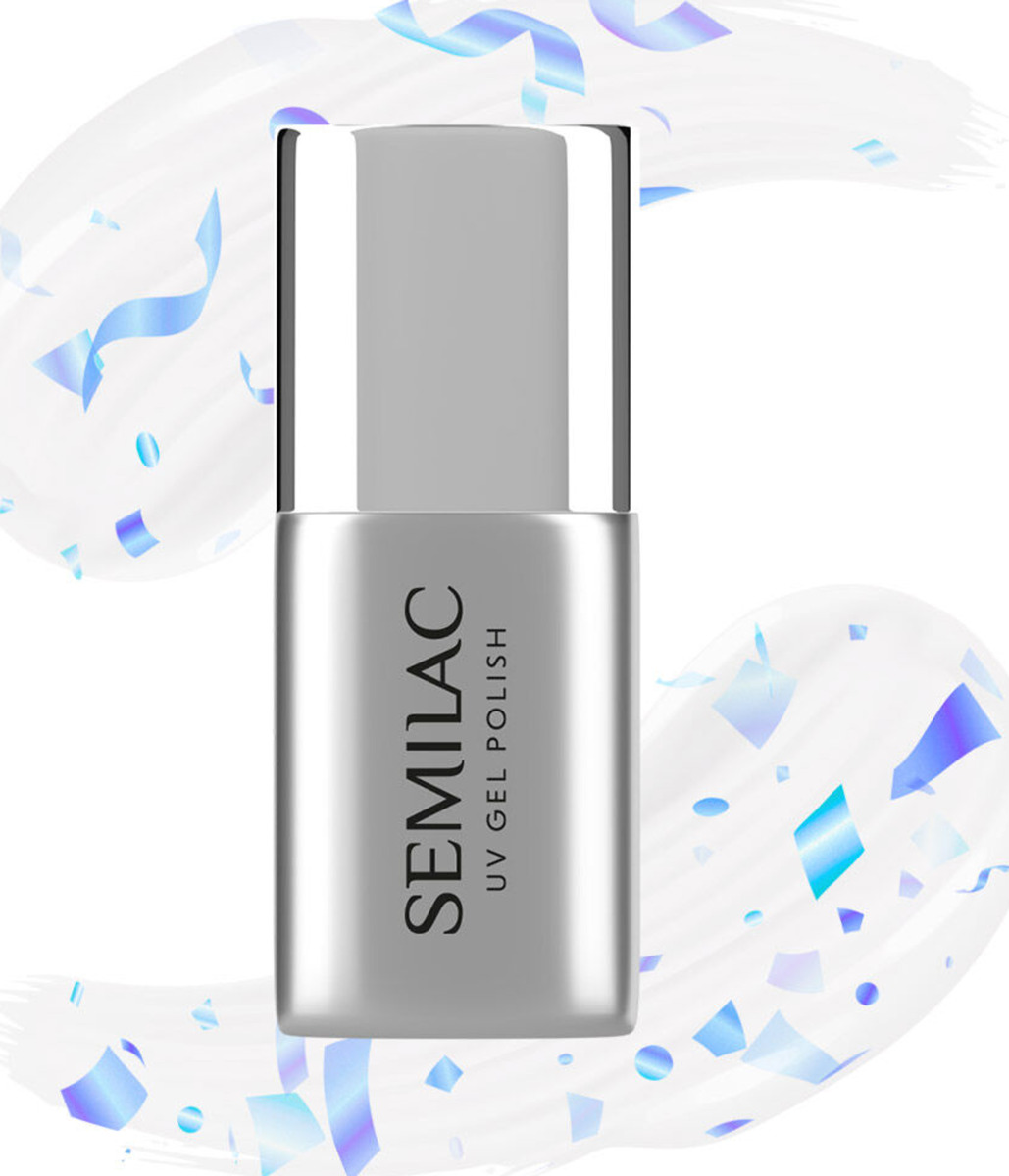 Bild 1 von Semilac UV-Nagellack T29 No Wipe Matte Snow Floe