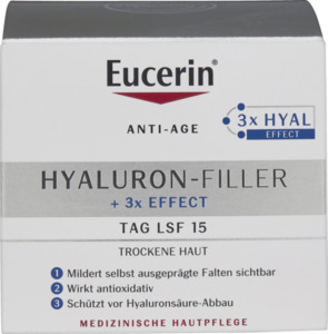 Eucerin Hyaluron-Filler + 3x Effect Tag LSF 15