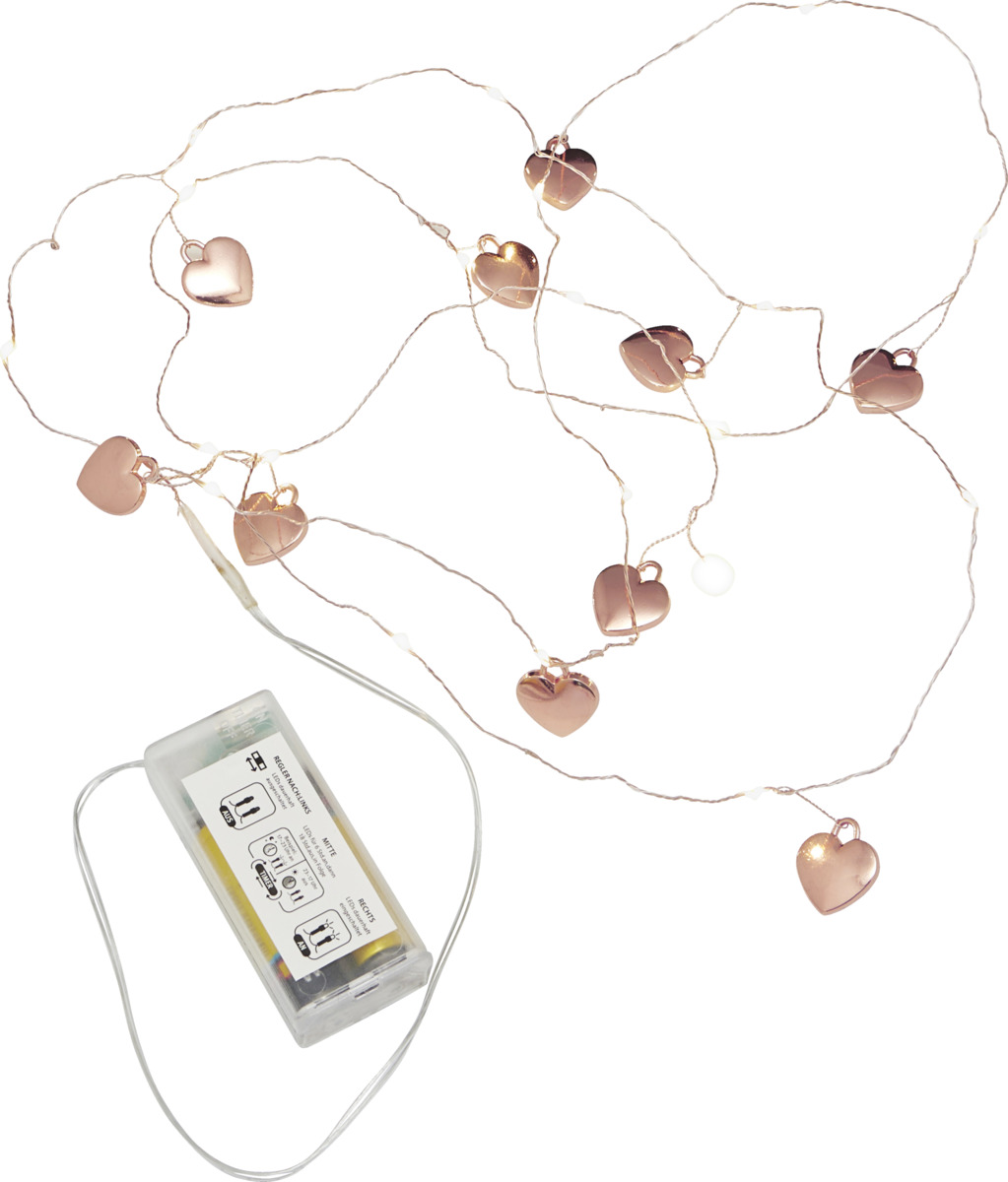 Bild 2 von RUBIN LICHT LED-Lichterkette Draht Herzen