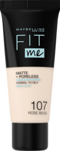 Maybelline Fit Me Matte & Poreless Make Up 107 Rose Bei 5.56 EUR/30 ml
