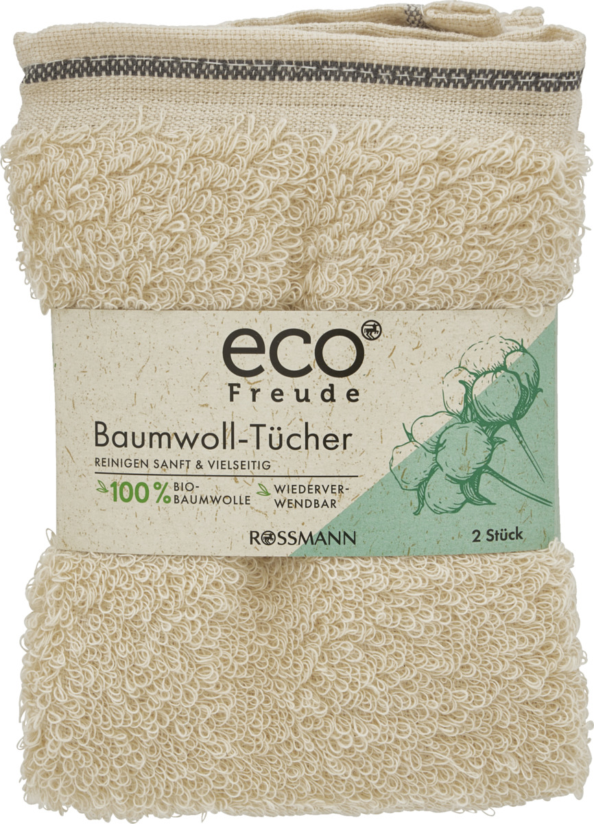 Bild 1 von eco Freude Bio-Baumwoll-Tücher