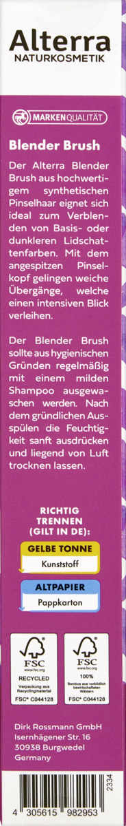 Bild 2 von Alterra NATURKOSMETIK Lovely Blender Brush