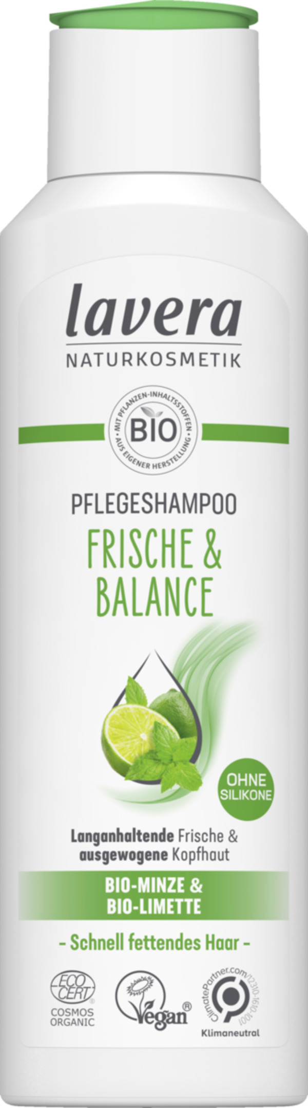 Bild 1 von lavera Pflegeshampoo Frische & Balance