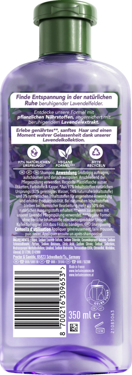 Bild 2 von Herbal Essences Haarshampoo Sanfte Reinigung Lavendel