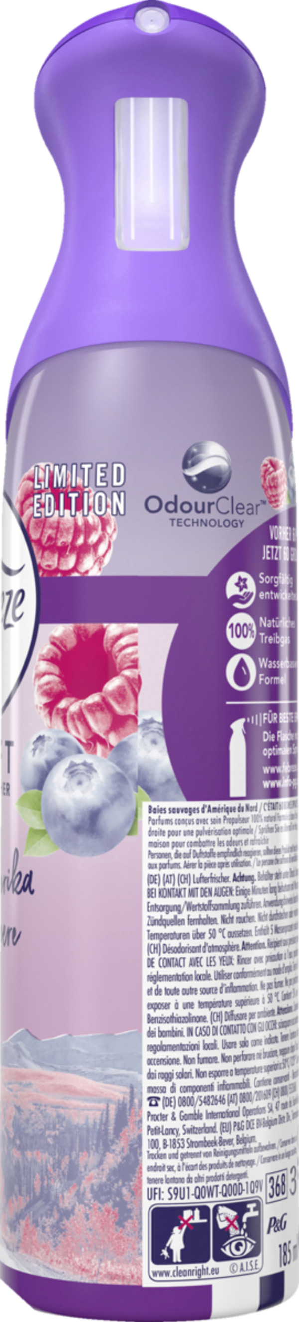 Bild 2 von febreze Lufterfrischer Nordamerika Wildbeere