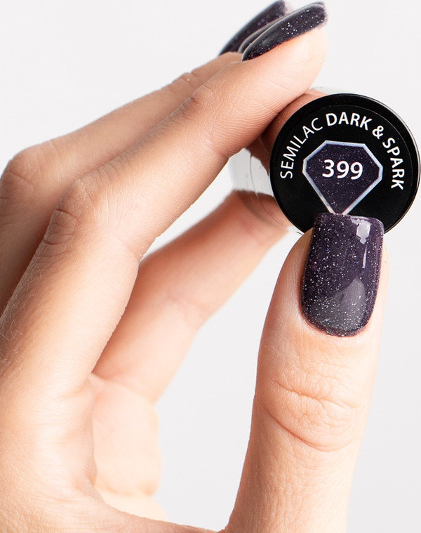 Bild 2 von Semilac UV-Nagellack 399 Dark & Spark