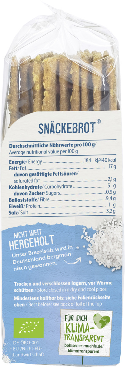 Bild 2 von Bohlsener Mühle Bio Snäckebrot Laugen & Brezelsalz Bioland