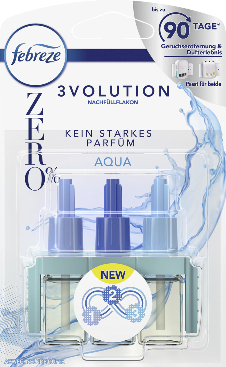 Bild 1 von febreze 3Volution Zero% Aqua Nachfüllflakon