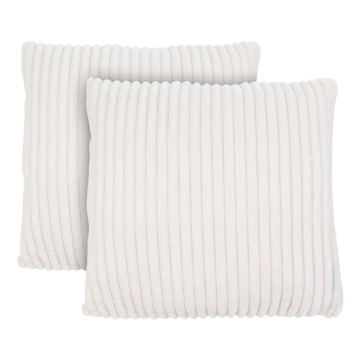 Bild 1 von Kissen in Cord-Optik, wollweiß, 2er Set