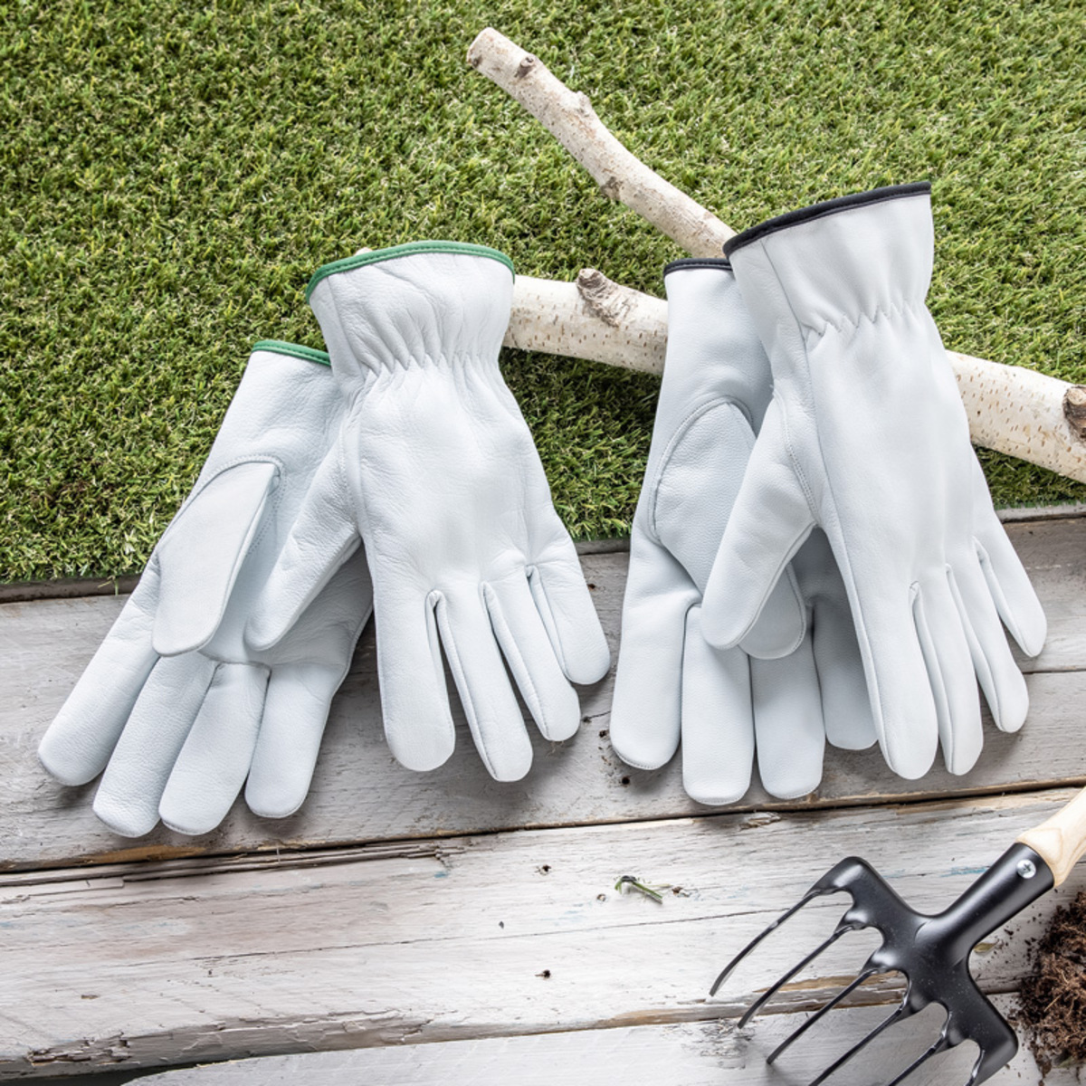Bild 1 von Powertec Garden Ziegenlederhandschuhe