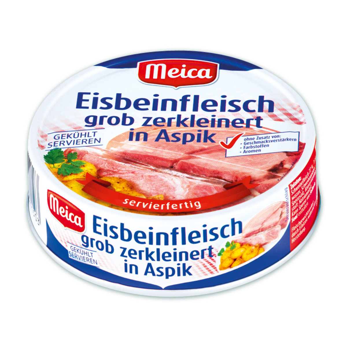 Bild 1 von Meica Eisbeinfleisch grob zerkleinert in Aspik