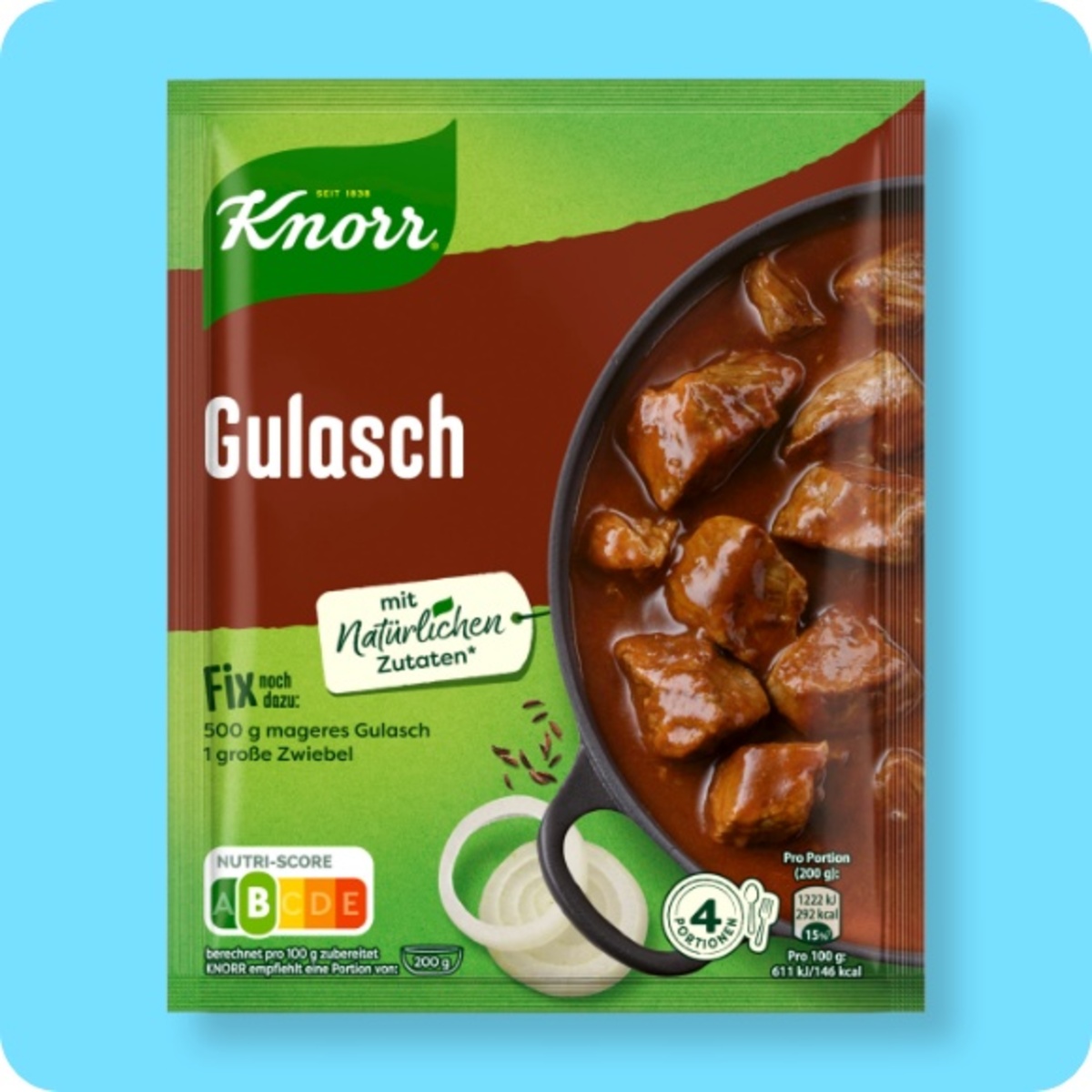 Bild 1 von Fix KNORR® Gulasch je 46-g-Packung