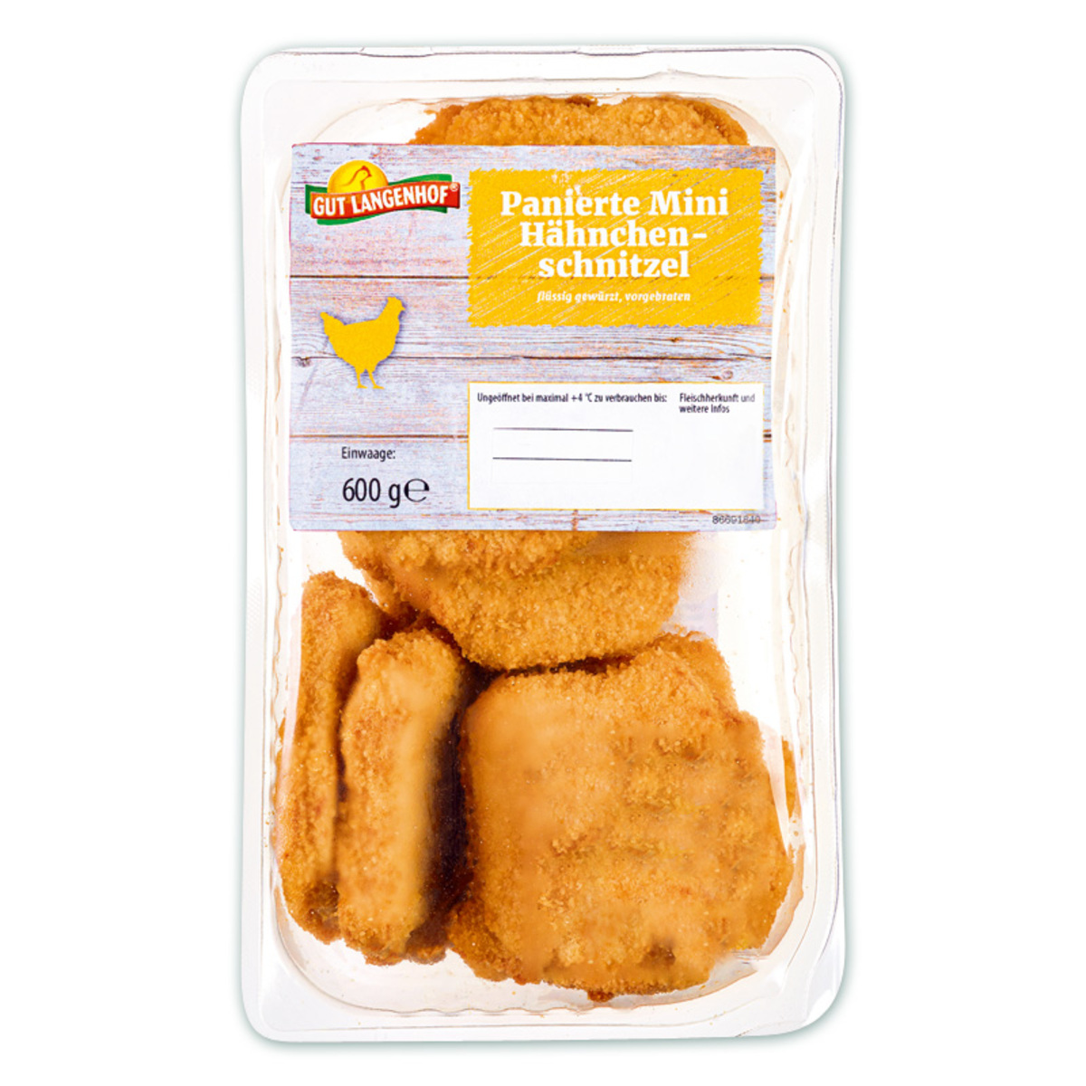 Gut Langenhof Panierte Mini Hähnchenschnitzel von Norma ansehen!