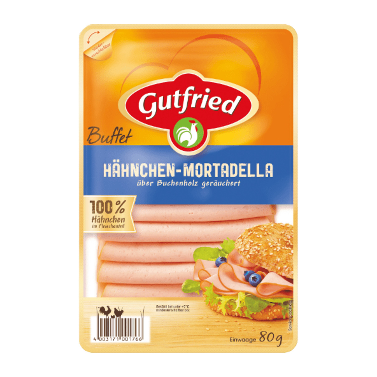 Bild 2 von GUTFRIED Hähnchen-Mortadella