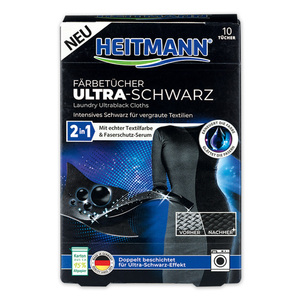 Heitmann Farbtücher Ultra-Schwarz