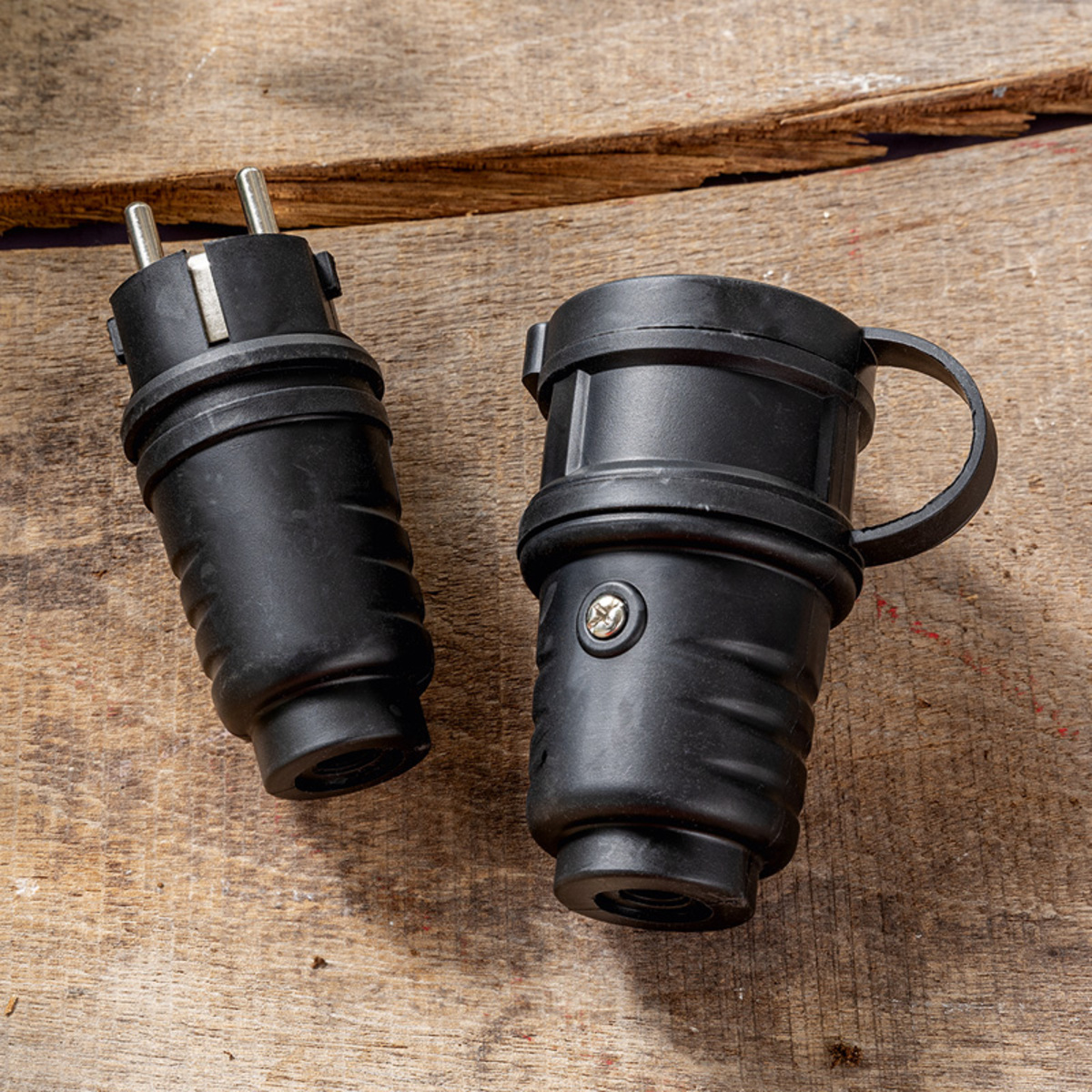 Bild 1 von Powertec Electric Stecker / Kupplung 2er-Set