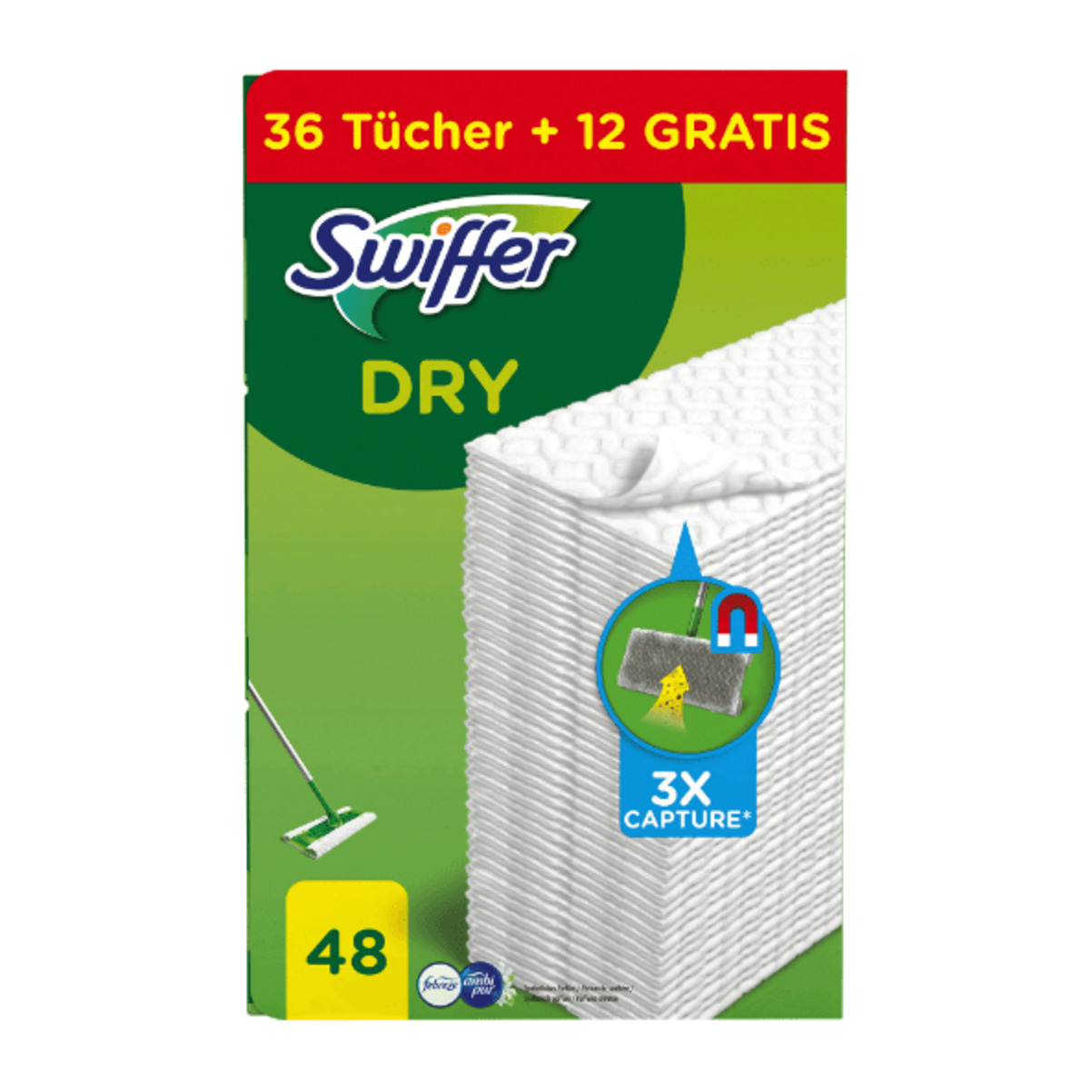 Bild 1 von SWIFFER Trockene Bodentücher