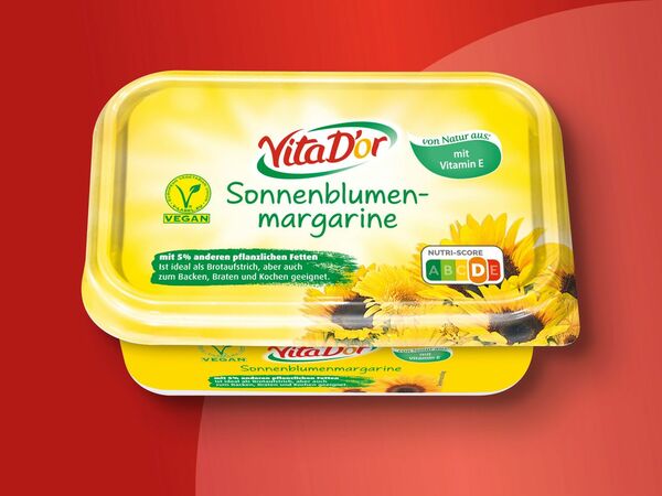 Bild 1 von Vita D’or Sonnenblumenmargarine, 
         500 g