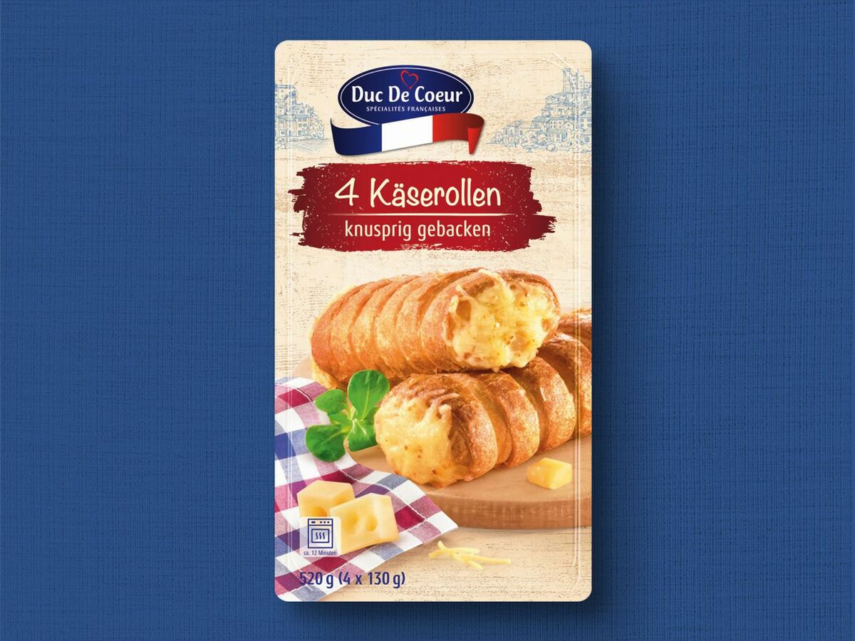 Bild 1 von Duc de Coeur 4 Käserollen, 
         520 g