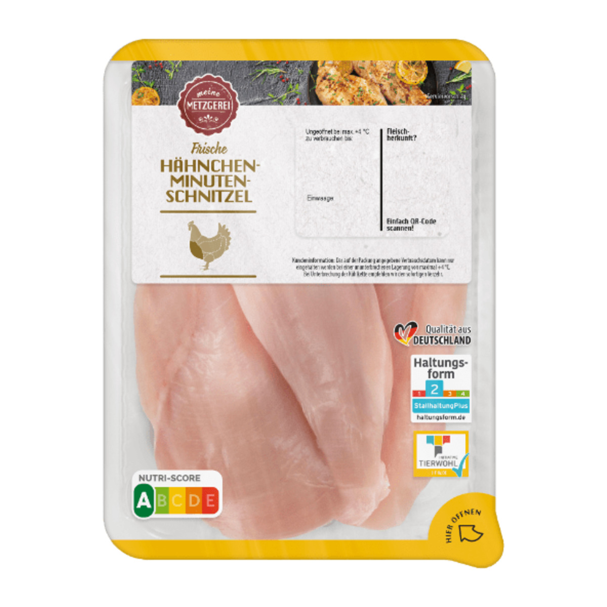 Bild 2 von MEINE METZGEREI Hähnchen-Minutenschnitzel