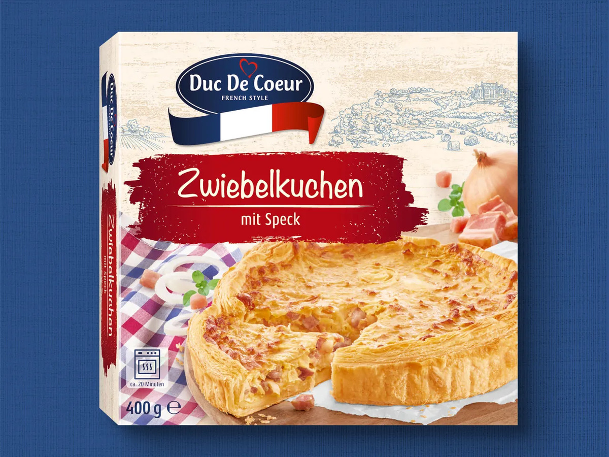 Bild 1 von Duc de Coeur Zwiebelkuchen/Quiche Lorraine, 
         400 g
