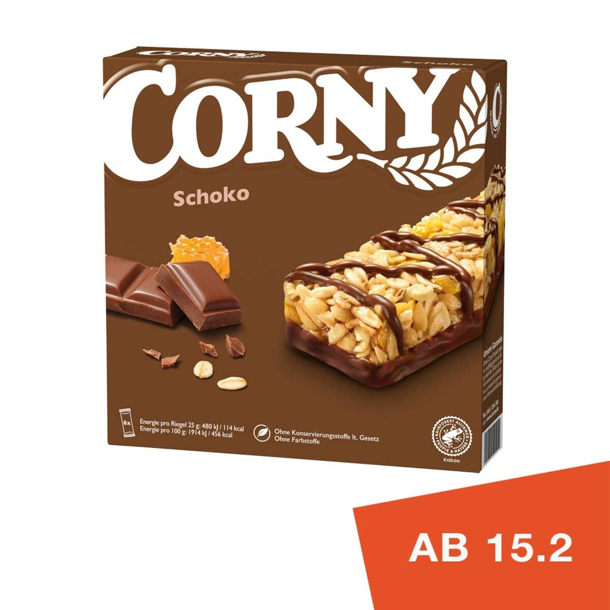 CORNY MÜSLIRIEGEL je 6 x 25-g-Pckg. oder HAFER KRAFT versch. Sorten, je ...