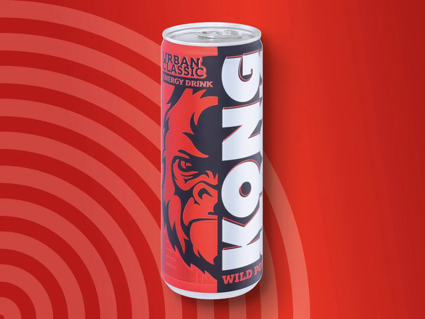 Bild 1 von Kong Strong Energy-Drink Classic, 
         0,25 l zzgl. -.25 Pfand
