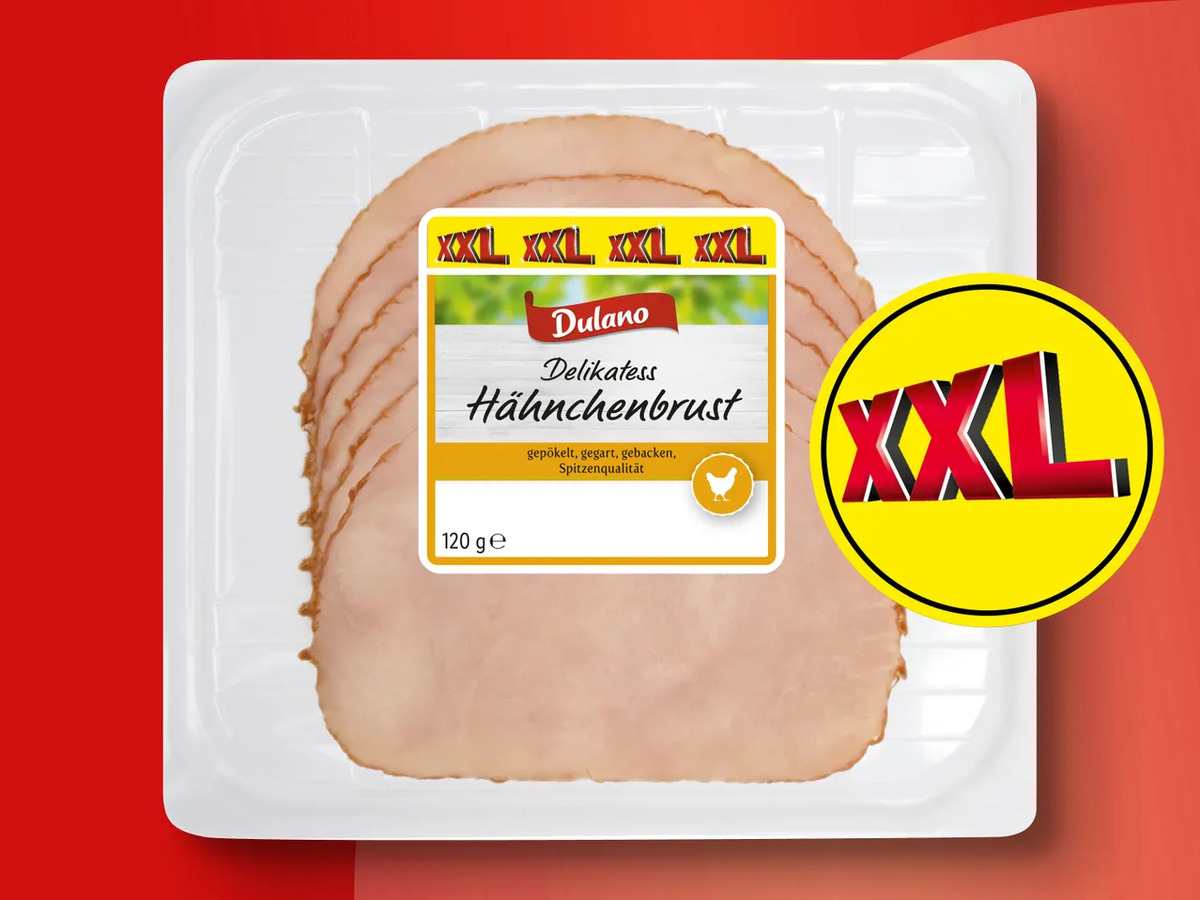 Bild 1 von Dulano Delikatess Hähnchen-/Truthahnbrust XXL, 
         120 g