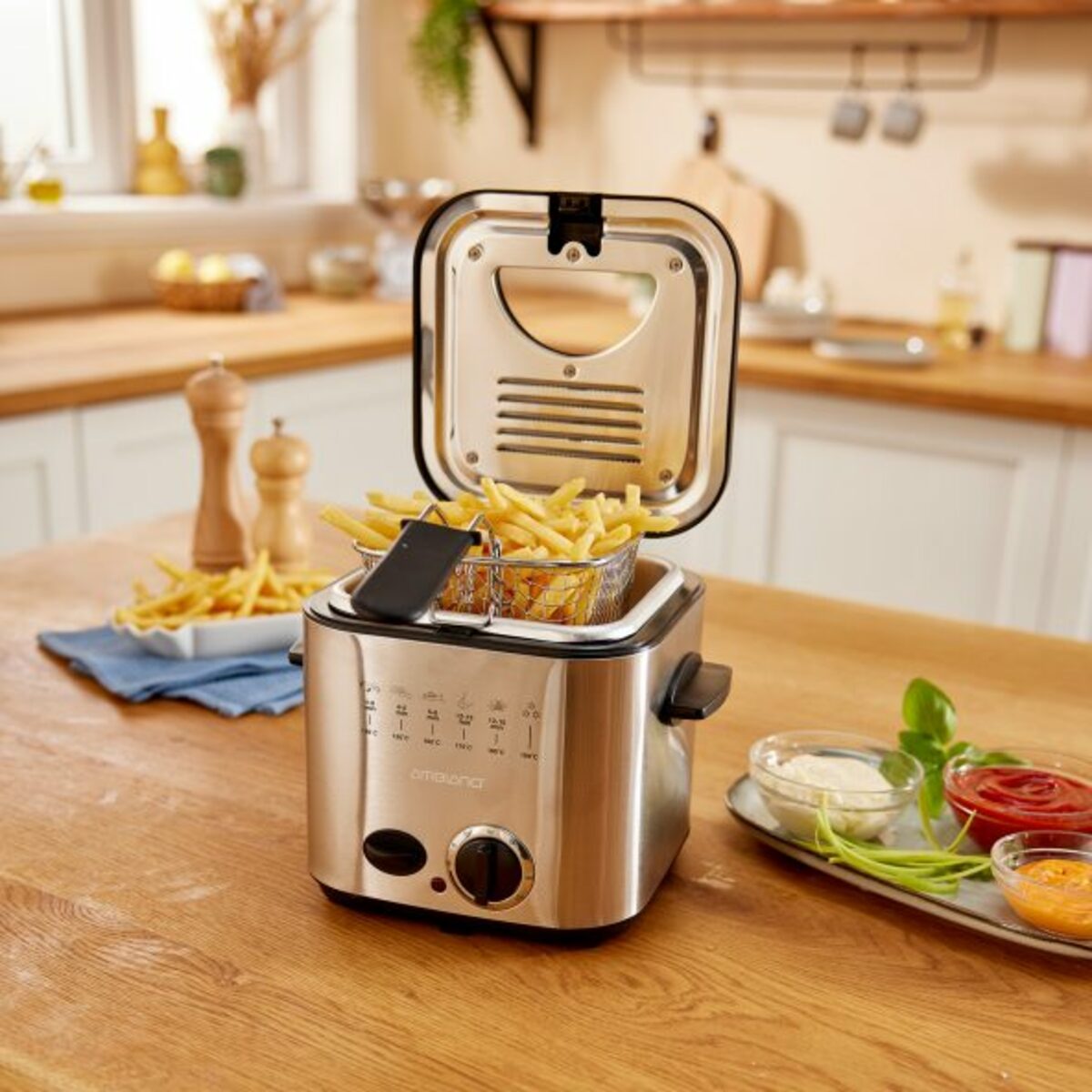 Bild 4 von AMBIANO 2-in-1-Mini-Fritteuse / Fondue-Set